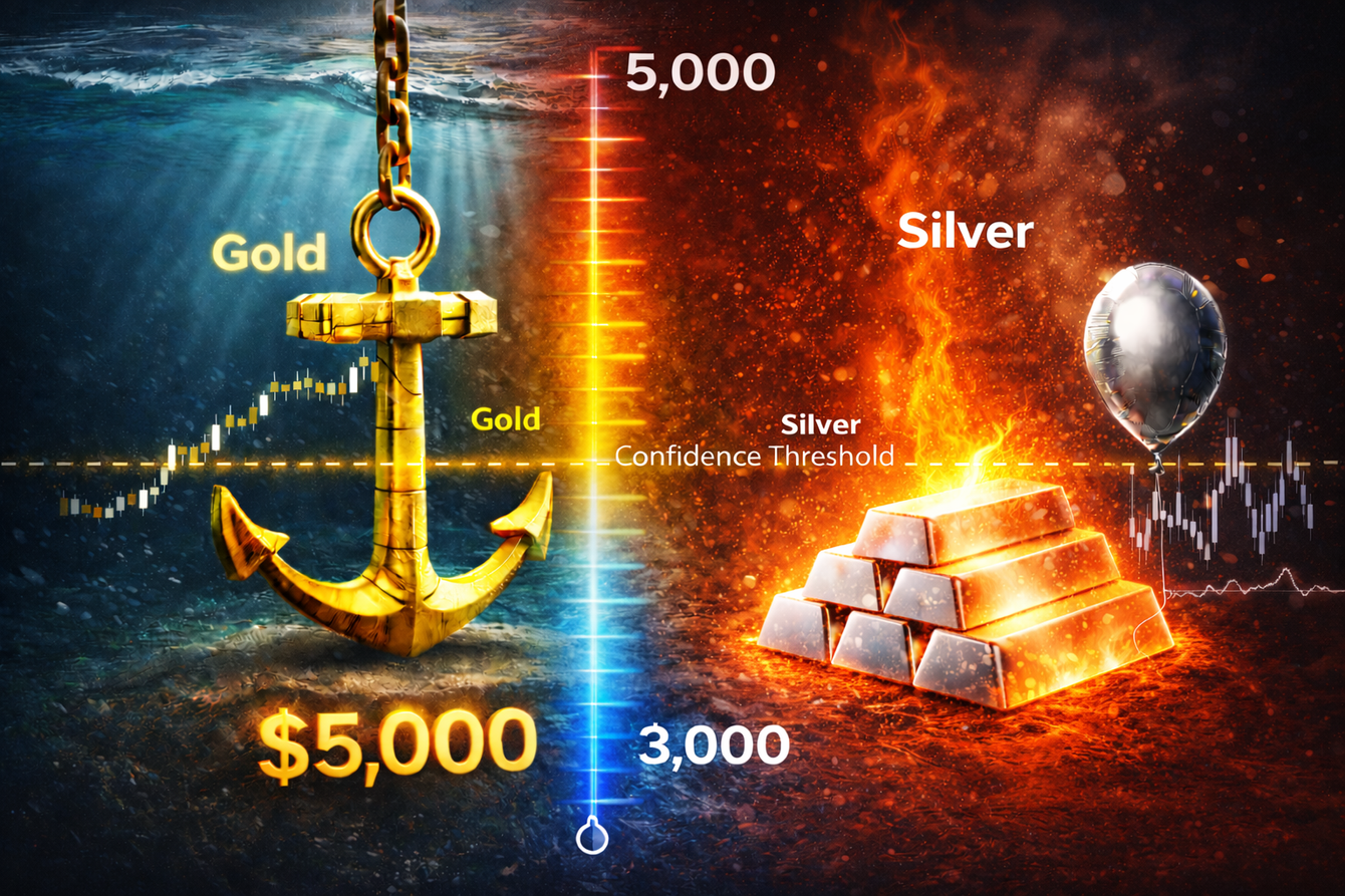 Gold remains well supported at $5,000, but silver is a bubble - Saxo Bank's Hansen teaser image