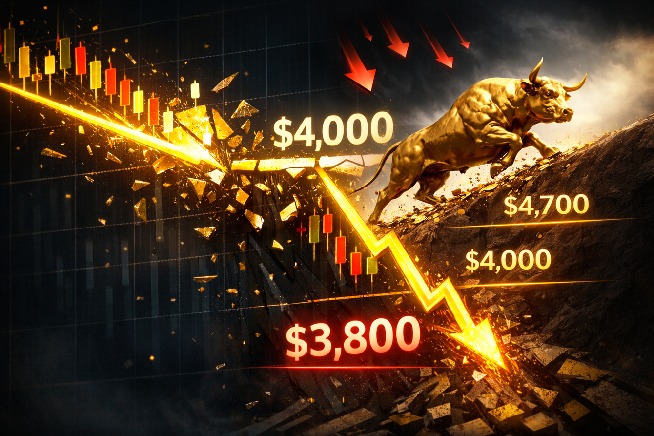 Gold faces deeper correction toward $3,800 as technical risks build - Avi Gilburt teaser image