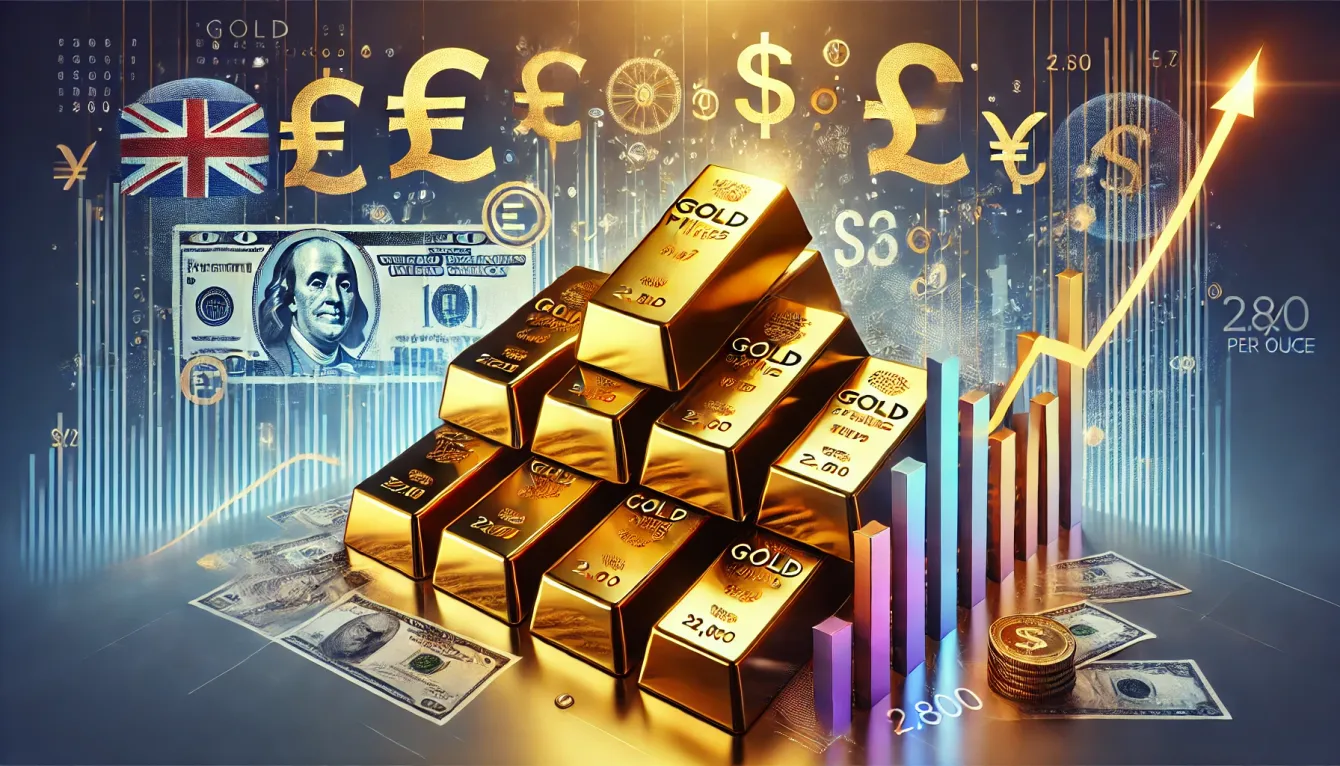 Gold prices move closer to all-time highs into fed week teaser image