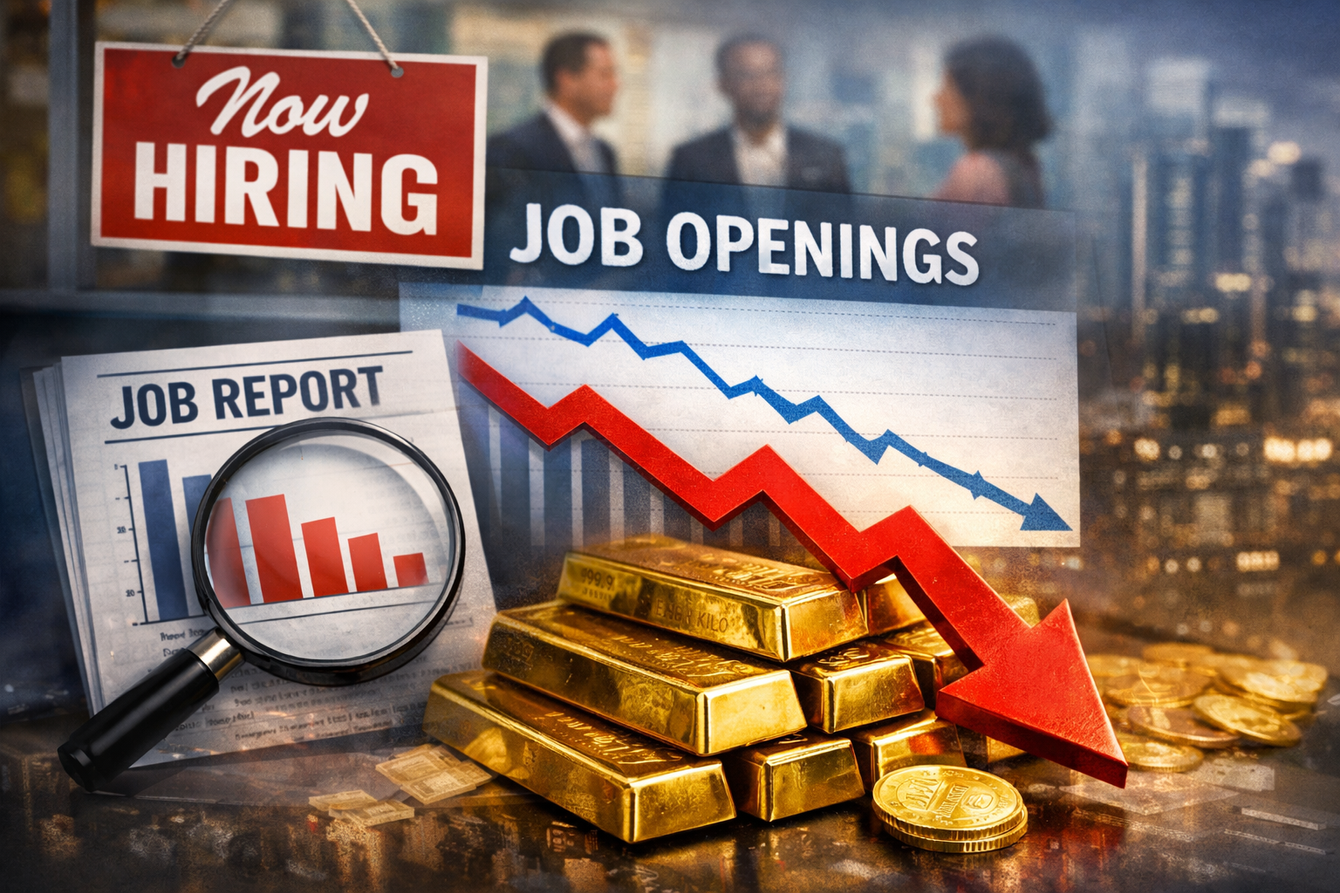 It's not a good day for the U.S. labor market, but gold can't catch a bid teaser image
