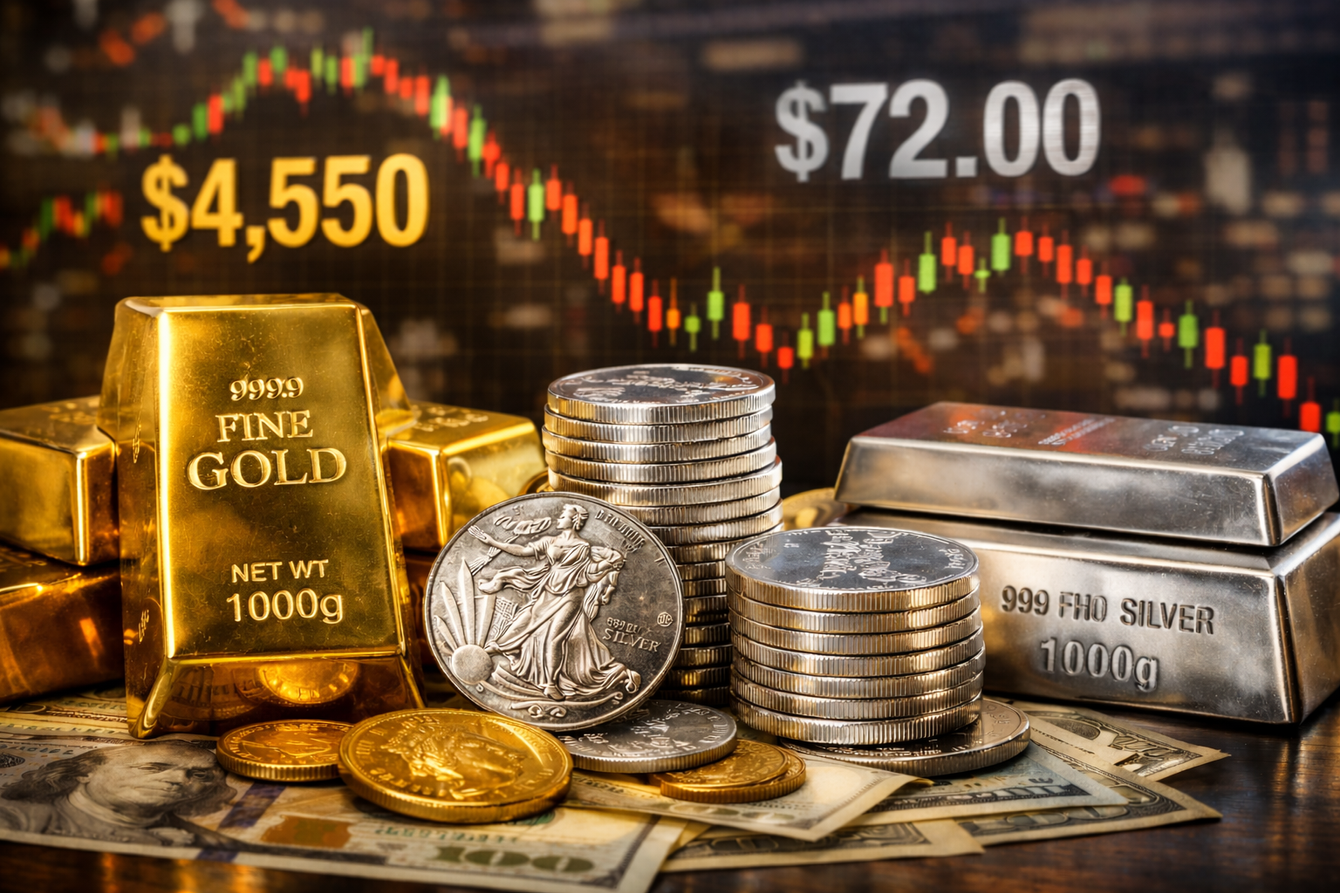 Gold and silver have topped, but look for dip-buying next week teaser image