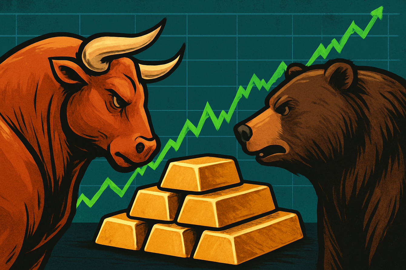 Wall Street bets on gains for gold next week, Main Street maintains a more cautious stance as rate decisions loom teaser image