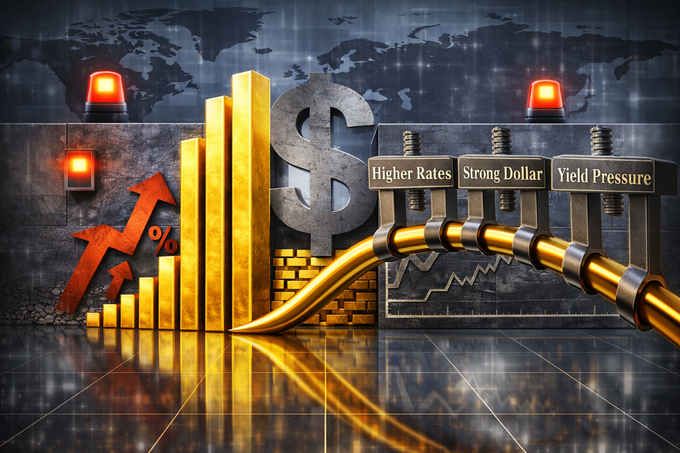 Gold struggles amid geopolitical tensions, but Wells Fargo still sees $6,200/oz by year-end teaser image