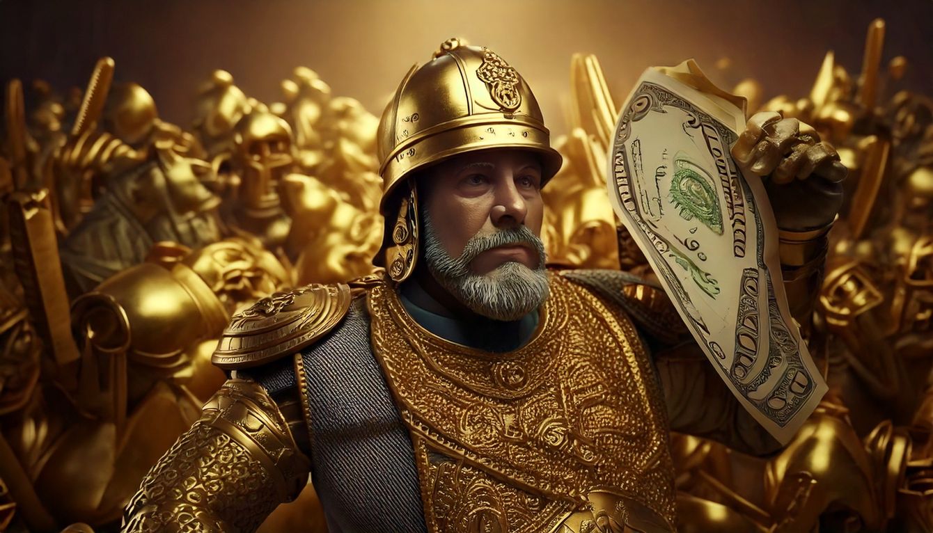 Gold Falters Despite Dollar's Four-Month Low as Trade War Tensions Mount teaser image