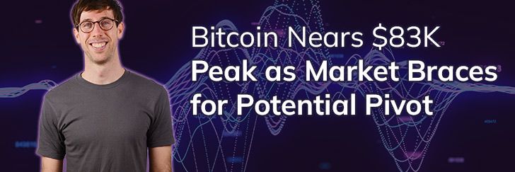 Bitcoin nears $83k peak as market braces for potential pivot teaser image