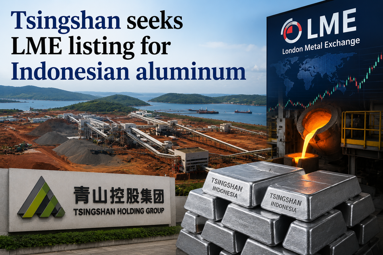 Tsingshan seeks LME listing for Indonesian aluminum teaser image