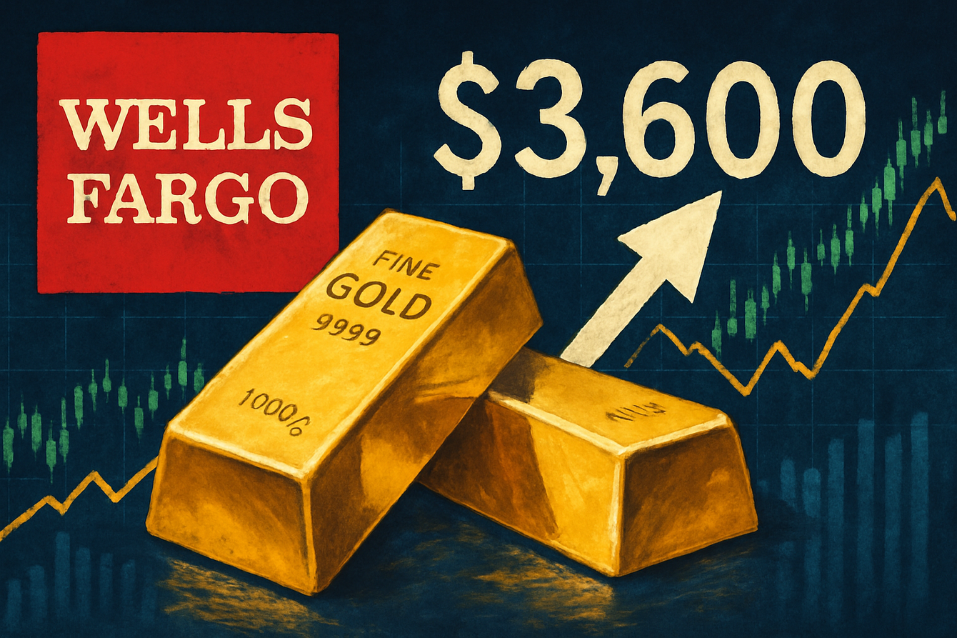 ‘Economic uncertainties and geopolitical tensions’ will drive gold to $3,600/oz by 2026 – Wells Fargo teaser image