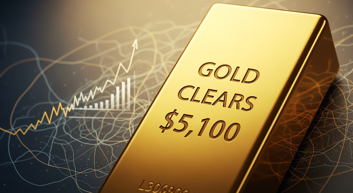 Gold Clears $5,100 as Trade Chaos and Weak Growth Fuel Safe-Haven Surge teaser image