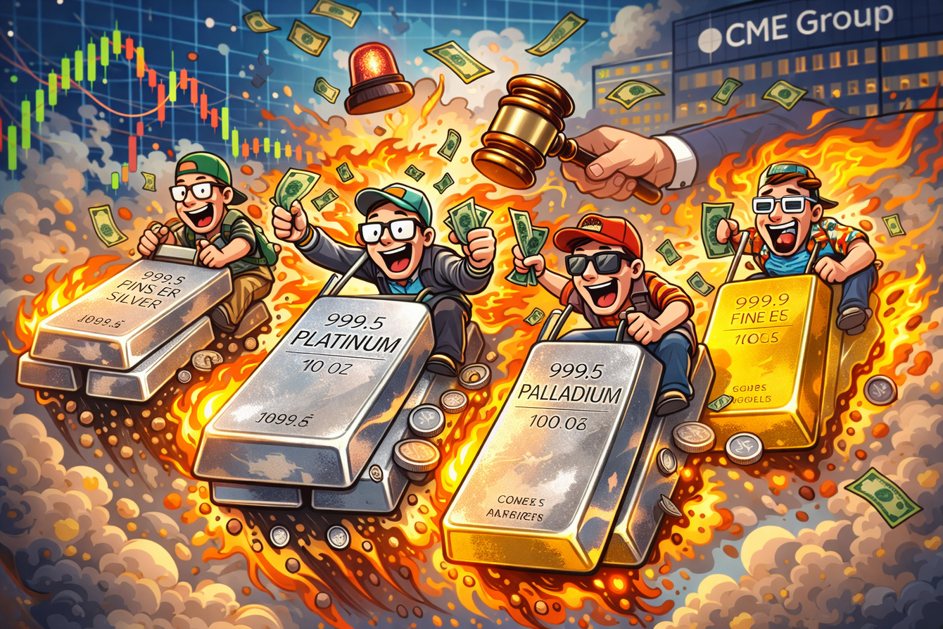 Silver, platinum and palladium ‘became meme stocks’ and CME was forced to ‘preserve the integrity of those markets’ – Phoenix Futures’ Grady teaser image