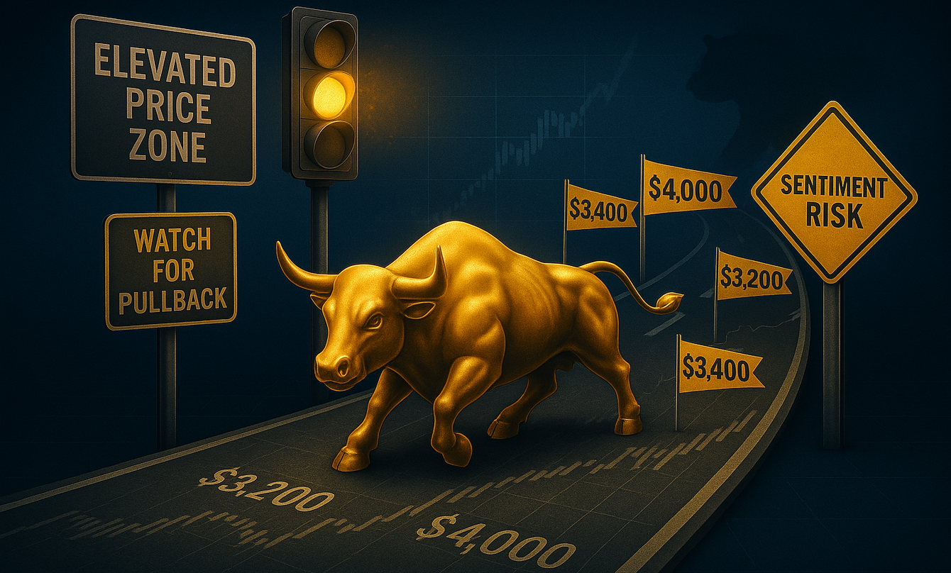 Gold is a crowded trade for the third straight month, but there is still a path to $4k - BoA survey teaser image