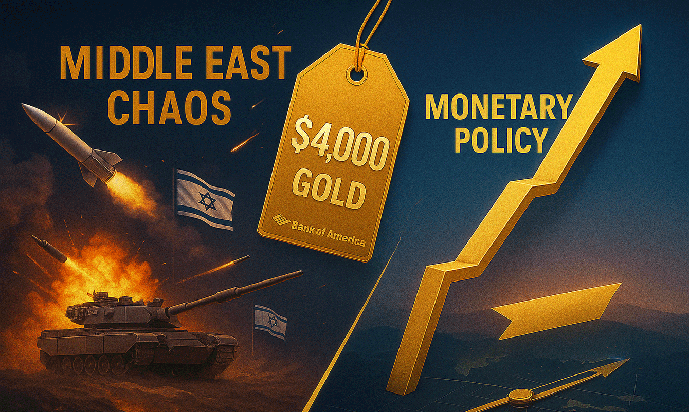Middle East chaos won’t drive gold prices to $4,000, but this will - Bank of America teaser image