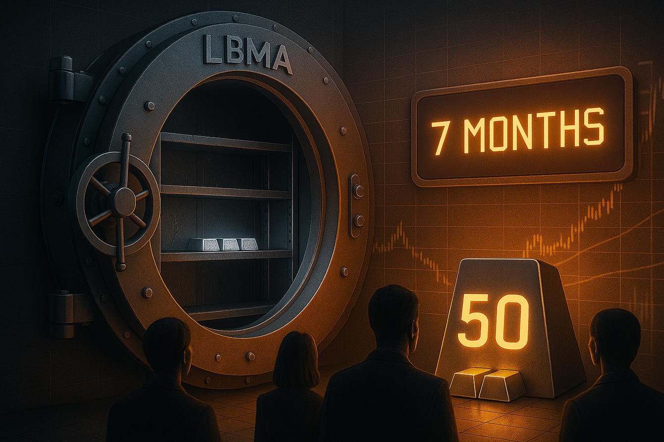 The #Silversqueeze end-game rally is approaching as LBMA stockpiles could be depleted in seven months - TD Securities teaser image