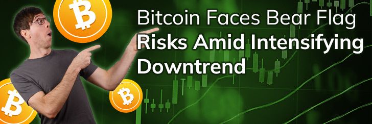 Bitcoin faces bear flag risks amid intensifying downtrend teaser image