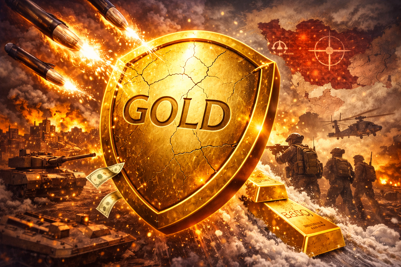 Gold struggles to hold safe-haven bid but geopolitical uncertainty continues to support prices teaser image