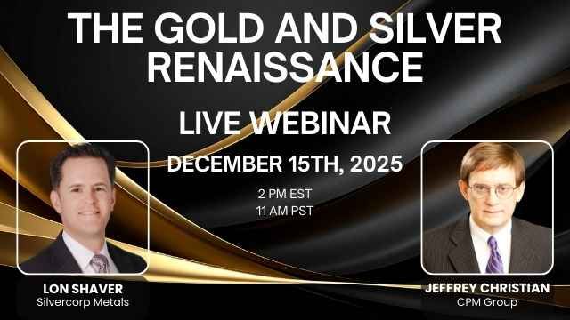 Register now: the gold and silver renaissance live webinar teaser image