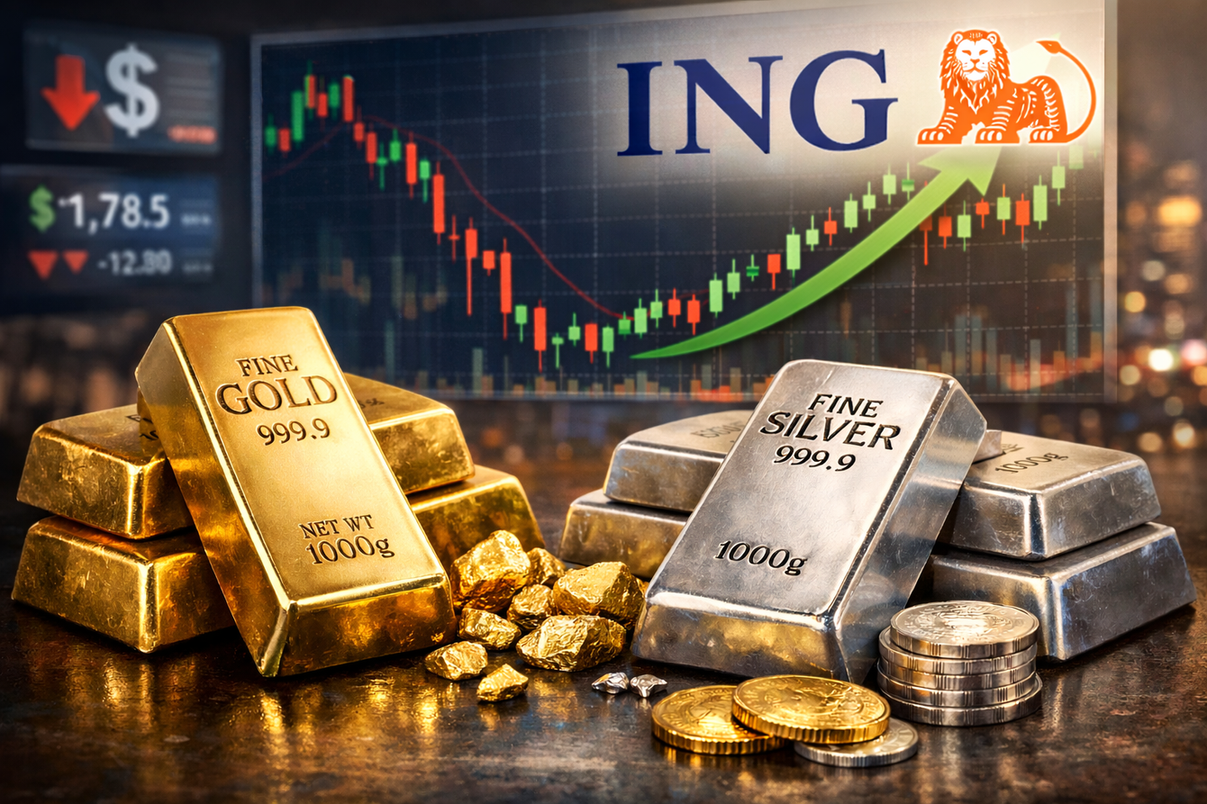 Gold and silver unlikely to repeat “explosive rally” but should still climb steadily after recent price reset – ING’s Manthey teaser image
