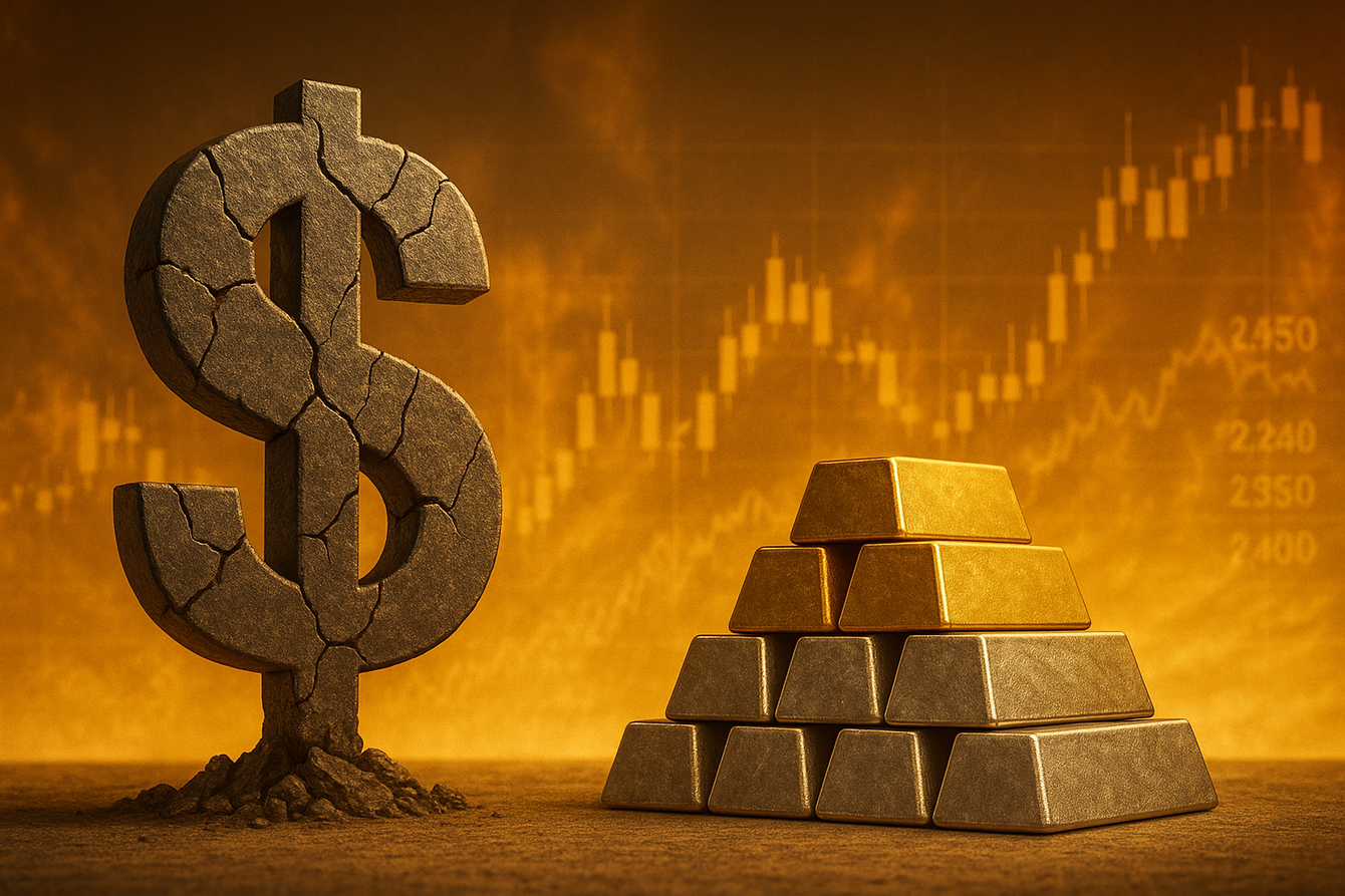 Gold still has room to run as dollar weakens and inflation risks rise - Schroders teaser image