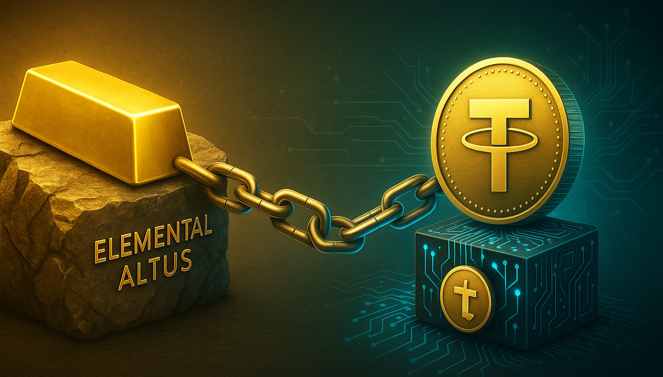 Tether deepens gold market ties with major stake in Elemental Altus Royalties teaser image