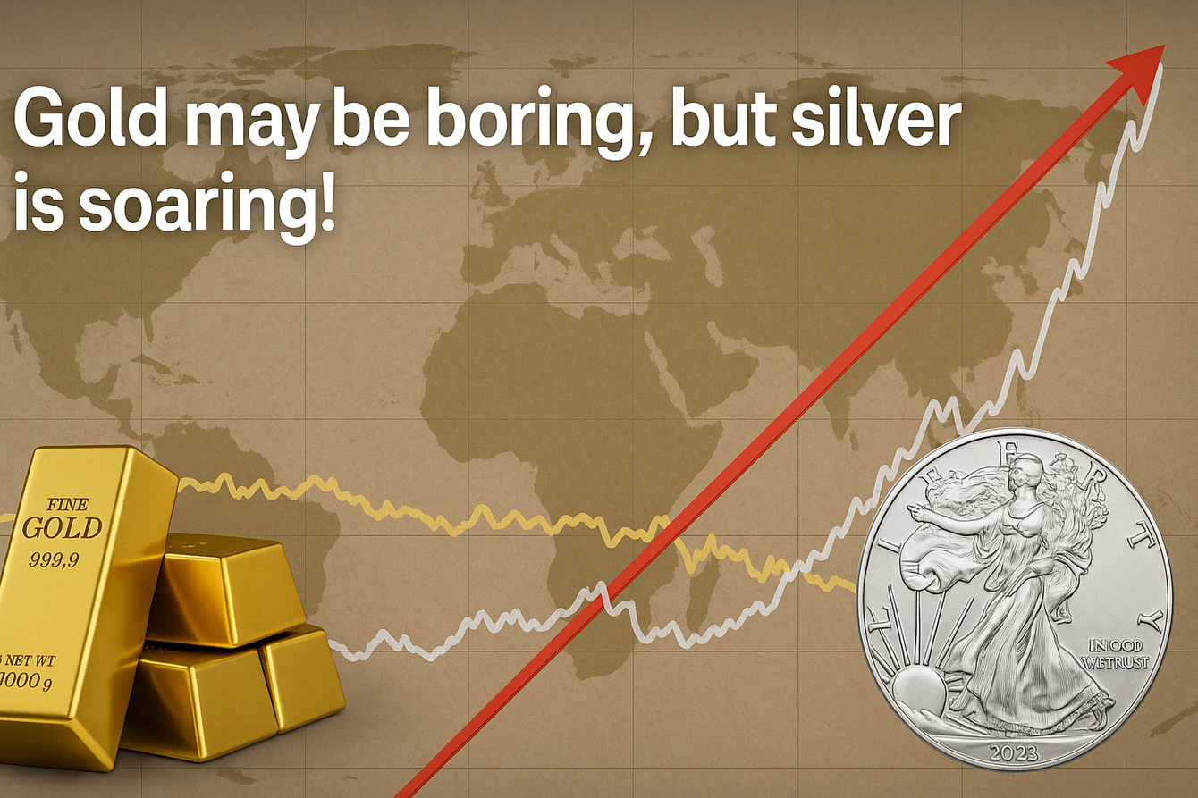 Gold may be boring, but silver is soaring! teaser image