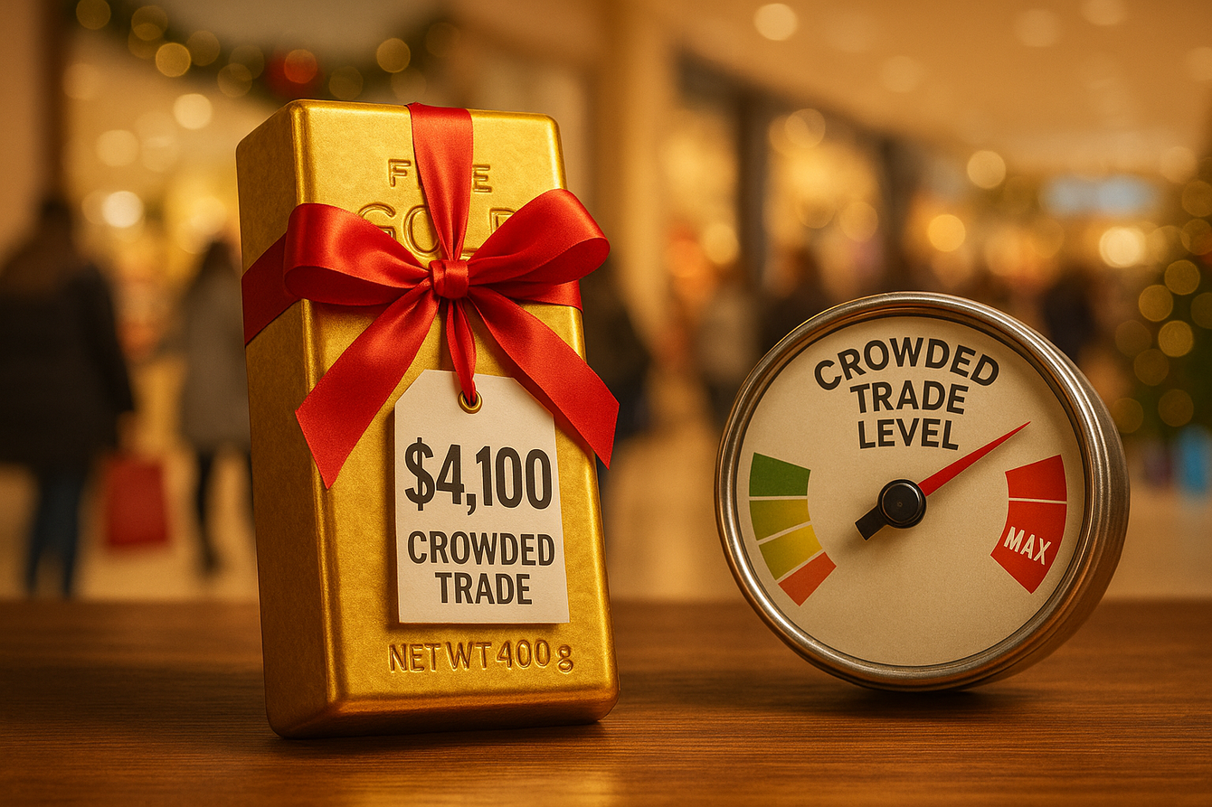 Gold a crowded trade, price will be sensitive to holiday shopping data, says Kathy Lien teaser image