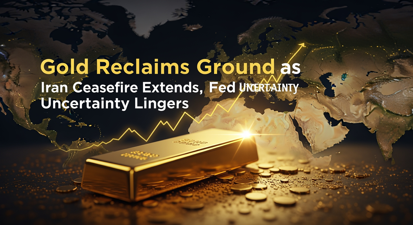 Gold reclaims ground as Iran ceasefire extends, Fed uncertainty lingers teaser image