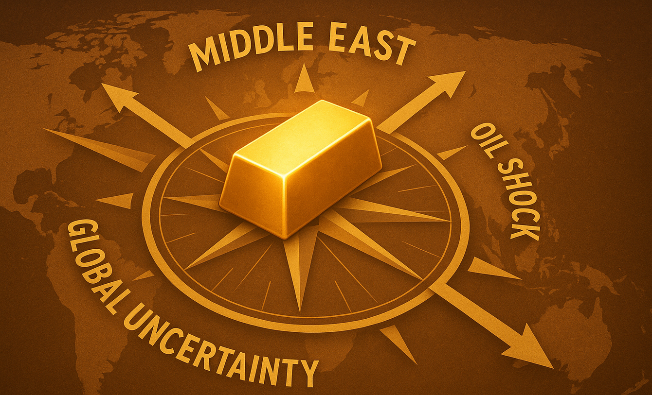 Chaos in the Middle East drives gold to record weekly close above $3,400 teaser image