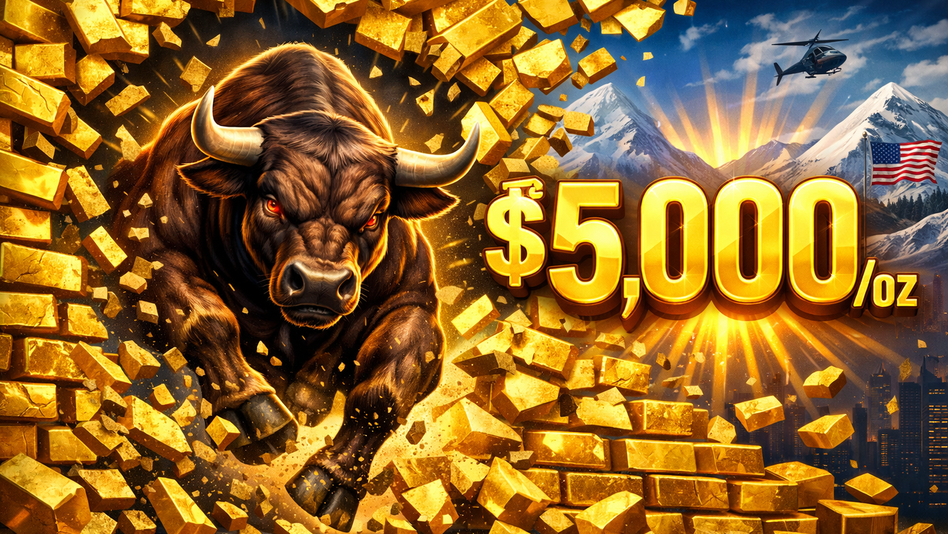 Wall Street back on the bandwagon as gold sniffs $5,000, Main Street cools its jets with first Fed decision of 2026 on deck teaser image