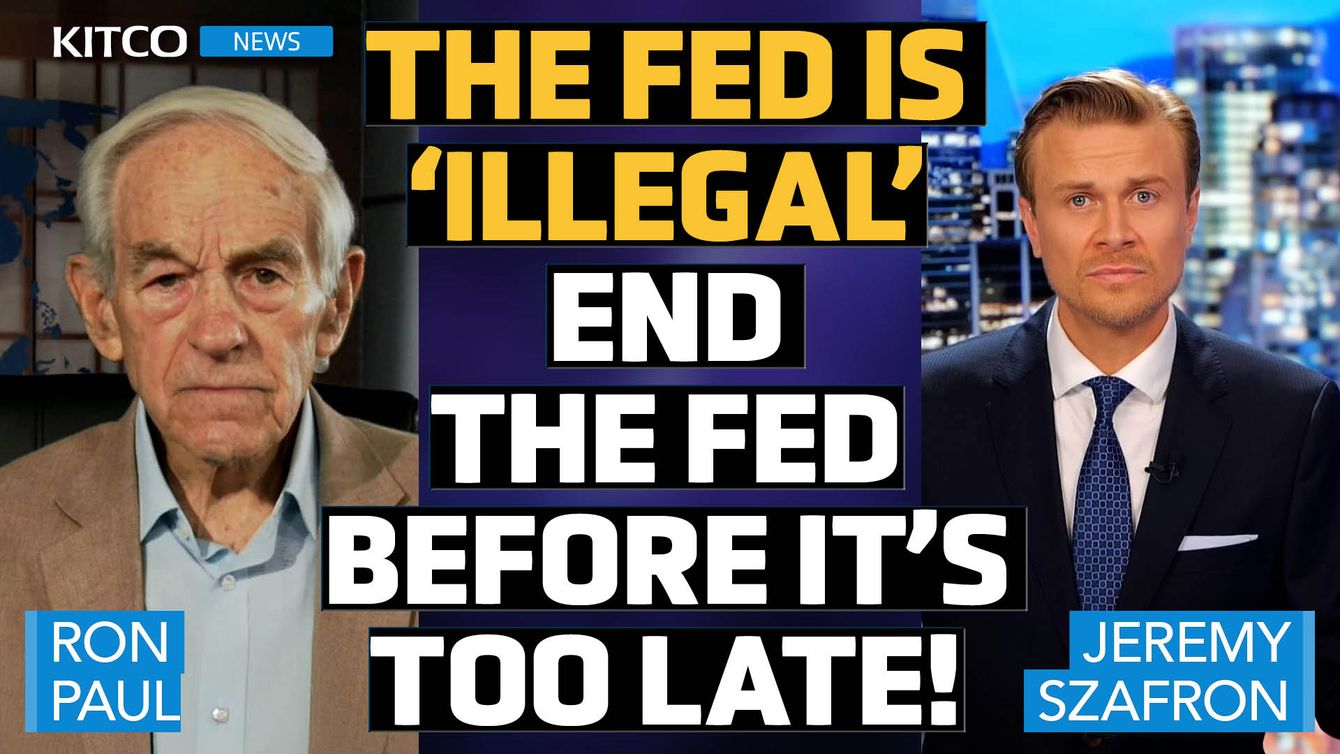 Is the U.S. economy on the brink? The Fed is 'illegal' & there are 'cracks in the empire,' gold price to quadruple if this happens, says Ron Paul teaser image