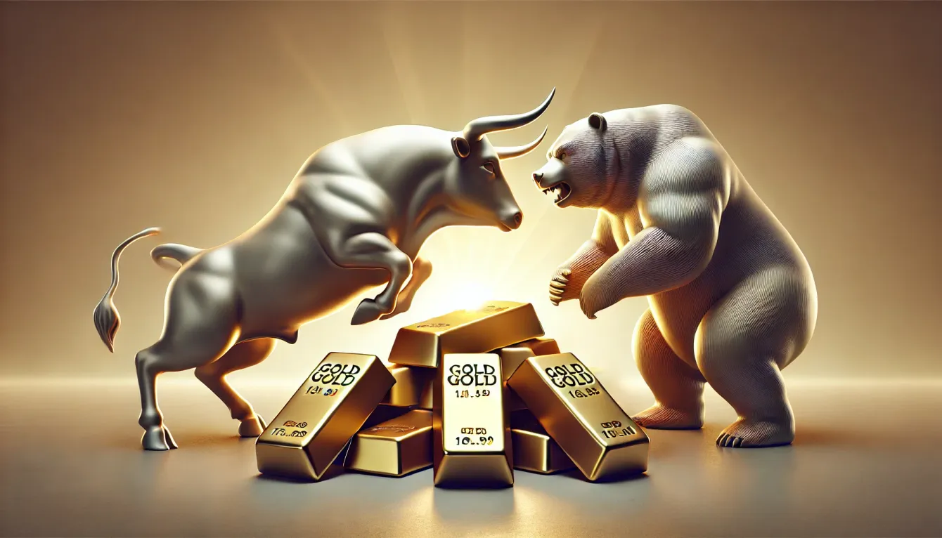Wall Street stays bearish on gold next week, Main Street reclaims bullish bias as all eyes turn to the Fed teaser image