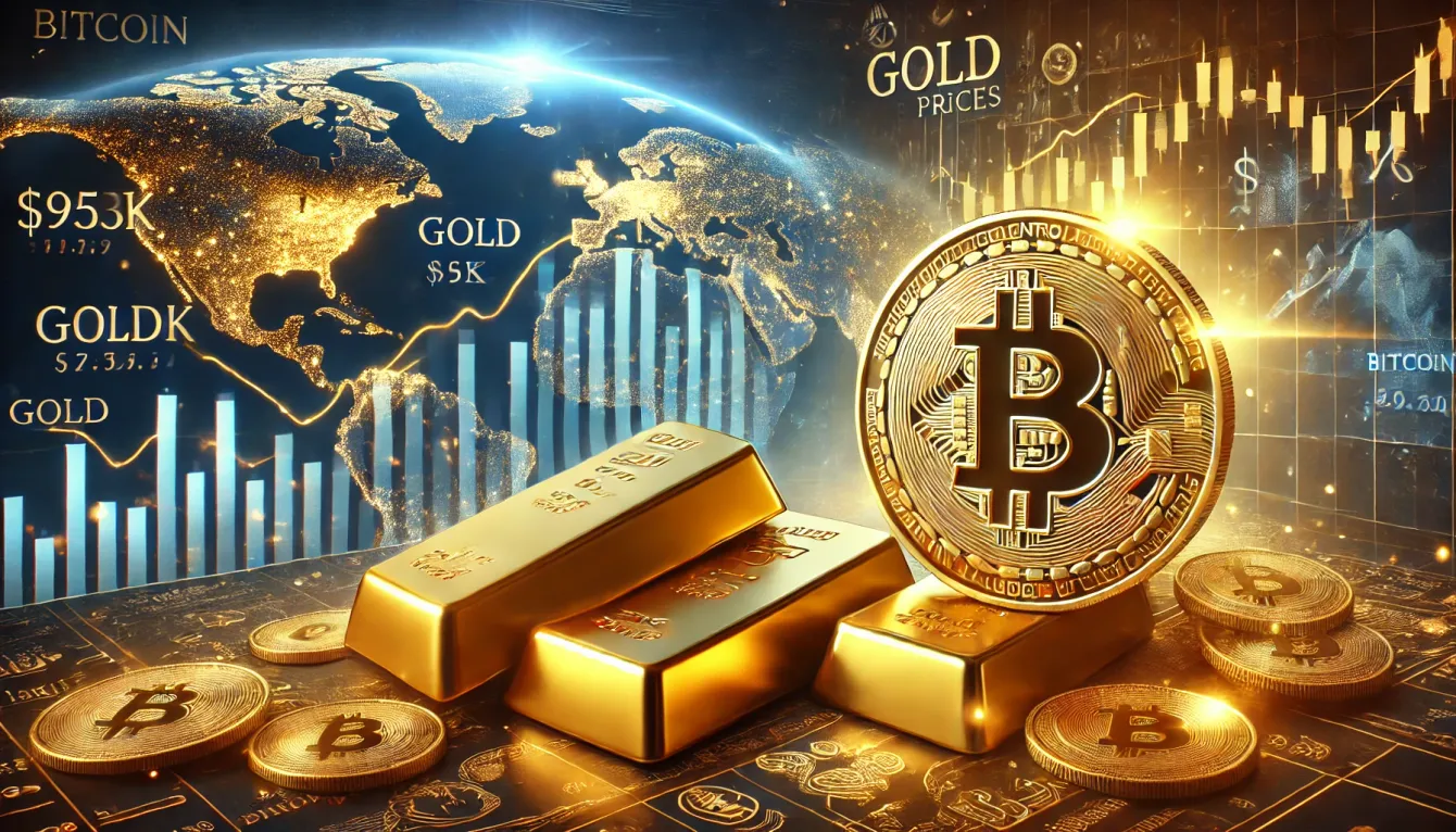 Safe havens rally: Bitcoin taps $95k, gold soars as stocks slide teaser image
