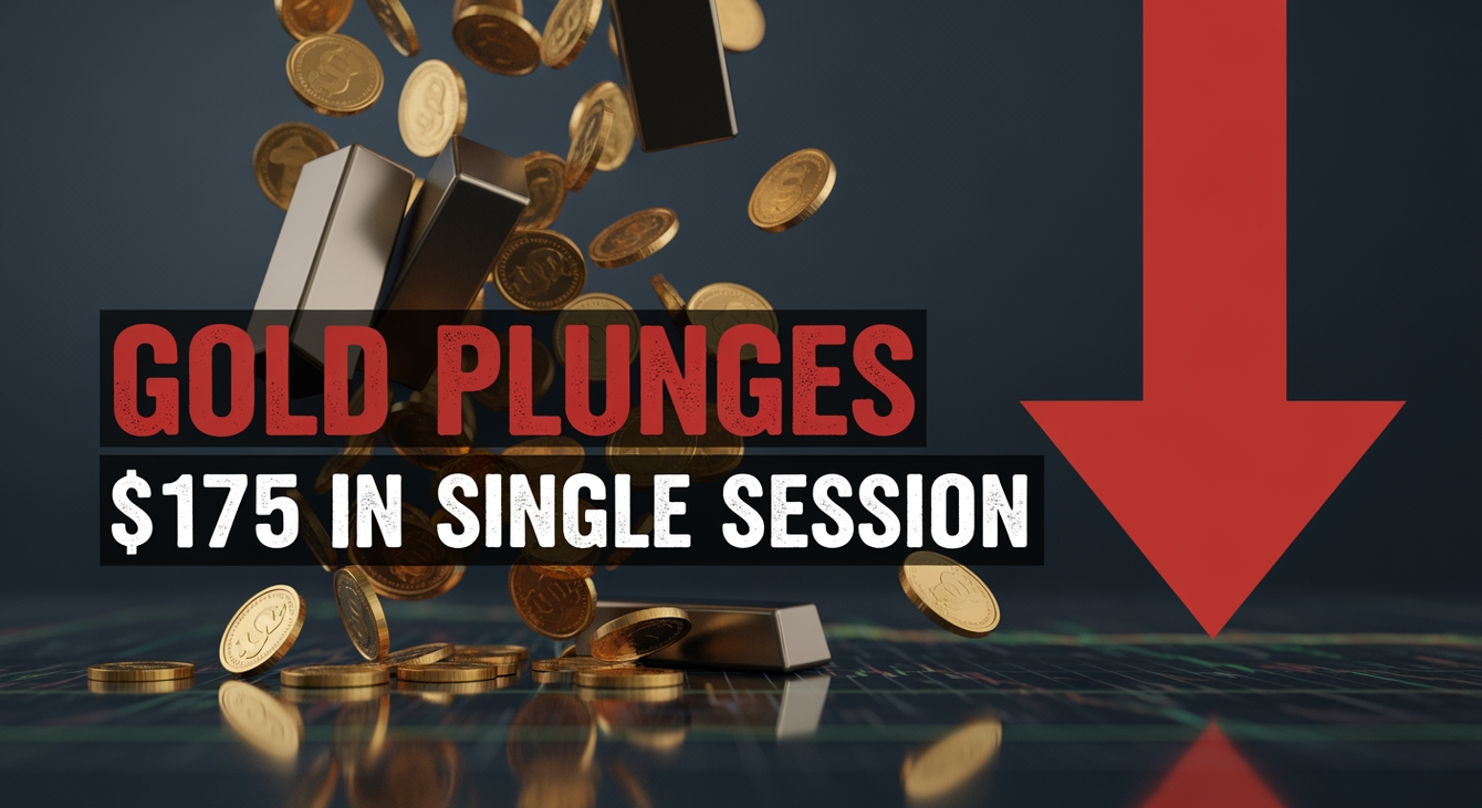 Gold plunges $175 in a single session teaser image