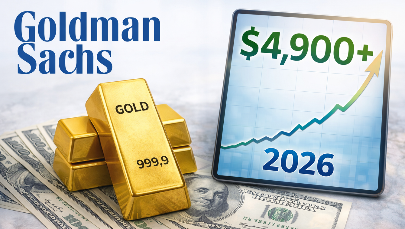 “Gold remains our single favorite long commodity,” spot price to reach $4,900/oz in Q4 2026 – Goldman Sachs teaser image