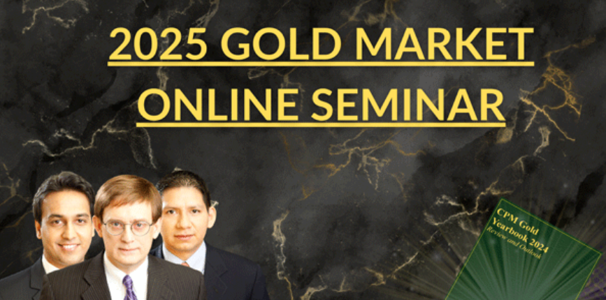 Last chance to register: 2025 gold market outlook online seminar and yearbook launch - tomorrow! teaser image