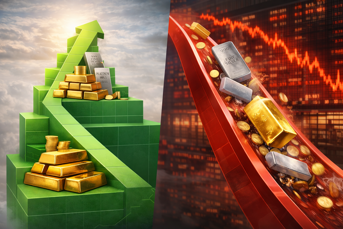 Precious metals took the stairs up, but the escalator down, and speculators remain in the driver’s seat – Ross Norman teaser image