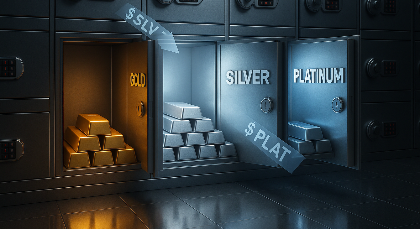 Beyond gold: Silver and platinum are now the metals to watch teaser image