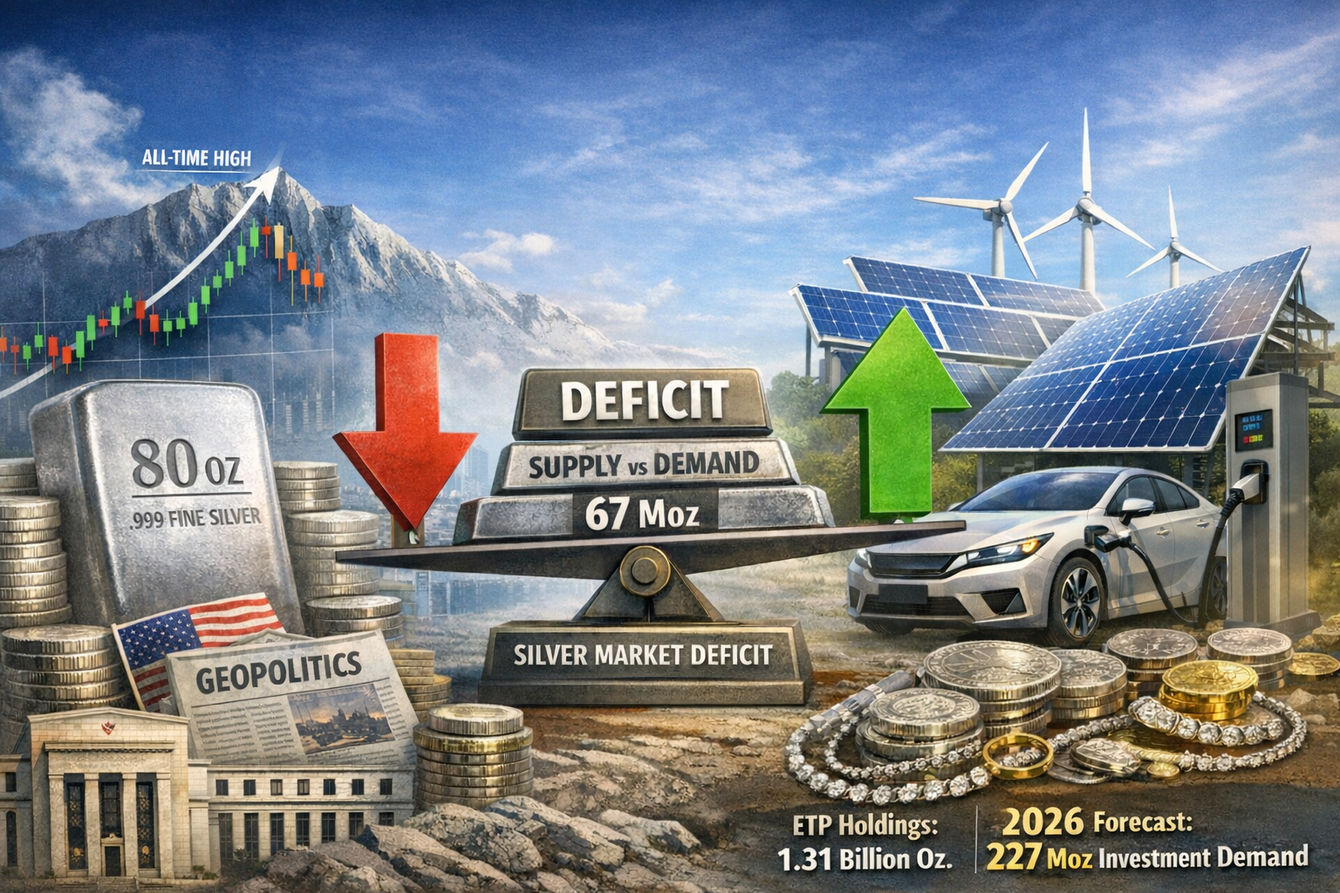 Silver volatility eases, but structural deficits keep bullish outlook intact - Silver Institute teaser image