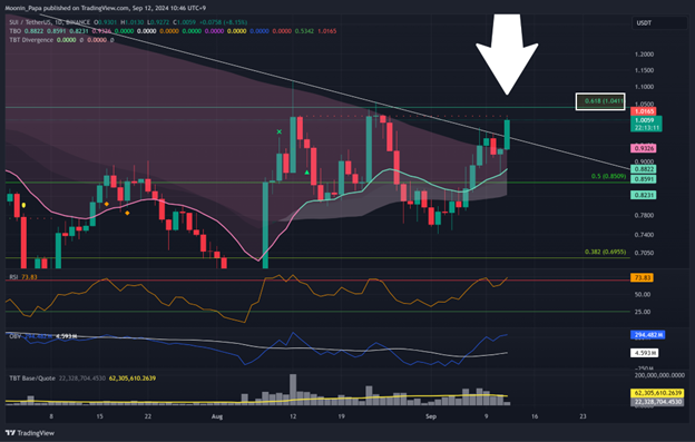 Update: $SUI shows promising signs of recovery as key resistance levels approach teaser image