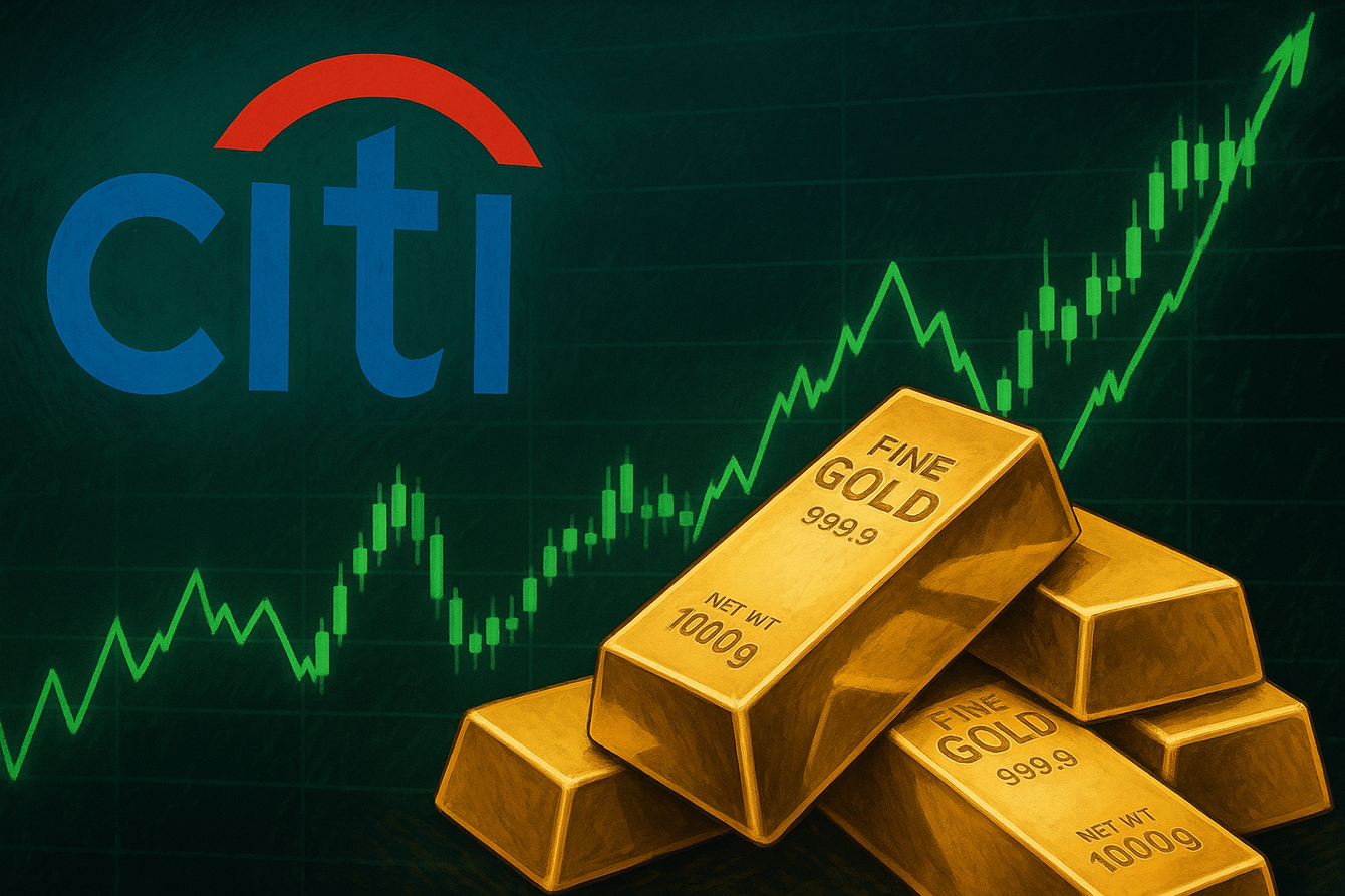 Citi naikkan proyeksi harga emas kembali ke $3.500/oz pada bulan November karena prospek negatif AS dan risiko geopolitik