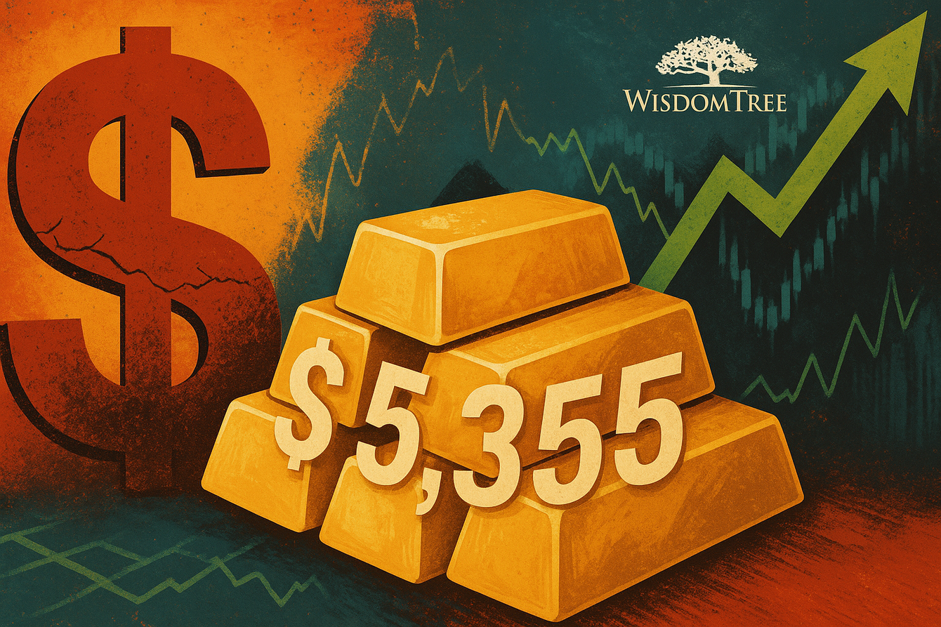 Gold hits $3,850/oz by Q2 2026 in base case, but $5,355/oz under ‘Mar-A-Lago Accord’ - WisdomTree teaser image