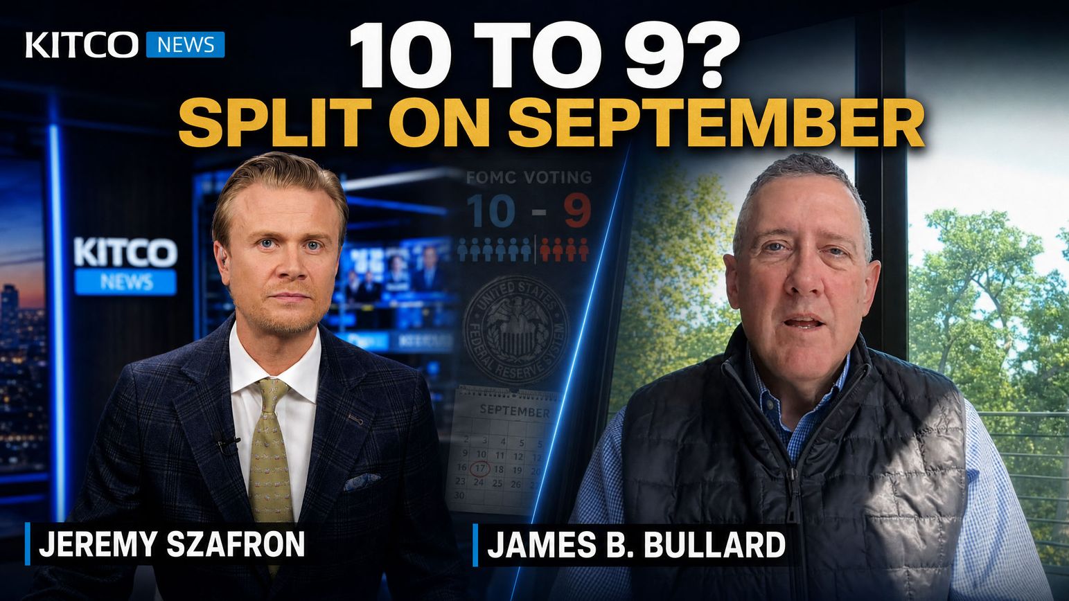 Gold is 'on the radar screen' and the Fed is split 'down the middle,' former Fed president says teaser image
